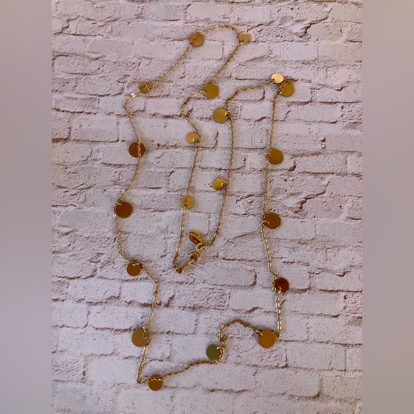 Jennifer Tuton 14k Gold Filled Super Sparkly Long Necklace - Picture 6 of 6